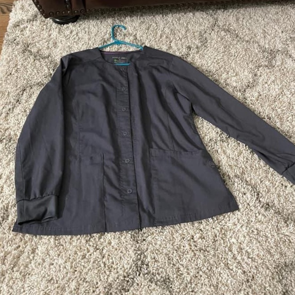 Purple label by healing hands scrub jacket